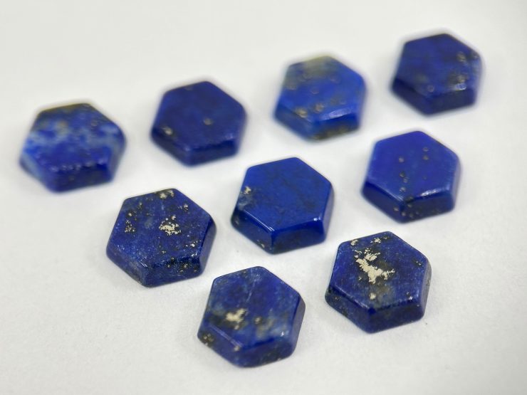 il fullxfull.5607550778 hlfx scaled Lapis Lazuli Hexagon Shape SBBT (Single Bevel Buff Top) Loose Gemstones in 6mm for Jewellery Making