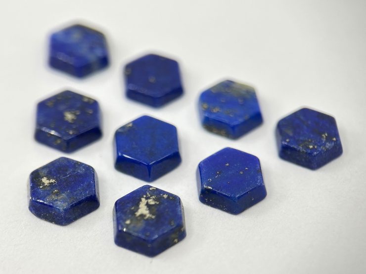 il fullxfull.5607550782 nxot scaled Lapis Lazuli Hexagon Shape SBBT (Single Bevel Buff Top) Loose Gemstones in 6mm for Jewellery Making