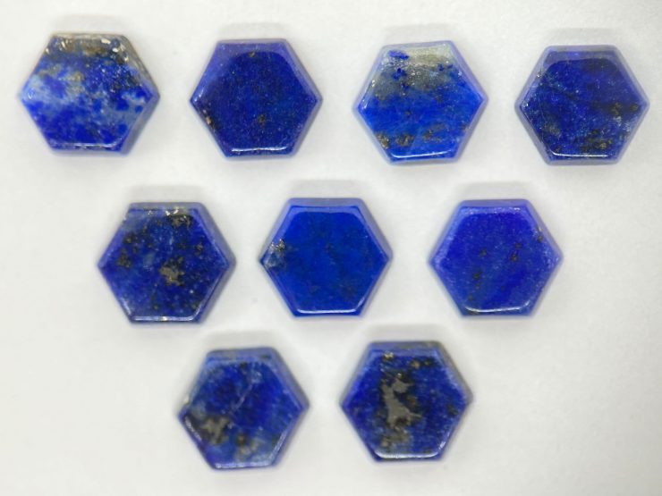 il fullxfull.5607550790 plwz scaled Lapis Lazuli Hexagon Shape SBBT (Single Bevel Buff Top) Loose Gemstones in 6mm for Jewellery Making