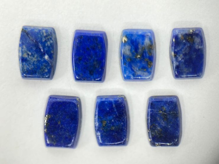 il fullxfull.5607571336 5l7w scaled Lapis Lazuli Long Rounded Rectangle (Long Bottle) SBBT (Single Bevel Buff Top) Loose Gemstones in 7x5mm for Jewellery Making