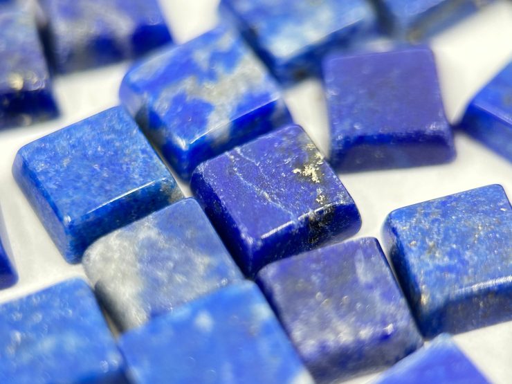 il fullxfull.5608147464 hxph scaled Lapis Lazuli Square Shape SBBT (Single Bevel Buff Top) Loose Gemstones in 6mm for Jewellery Making