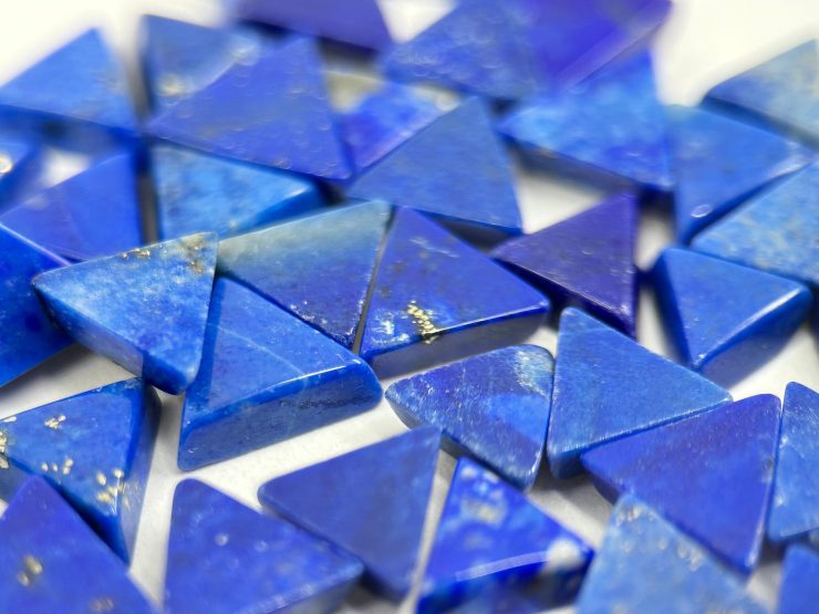 il fullxfull.5608157724 kum9 scaled Lapis Lazuli Triangle Shape SBBT (Single Bevel Buff Top) Loose Gemstones in 6mm for Jewellery Making