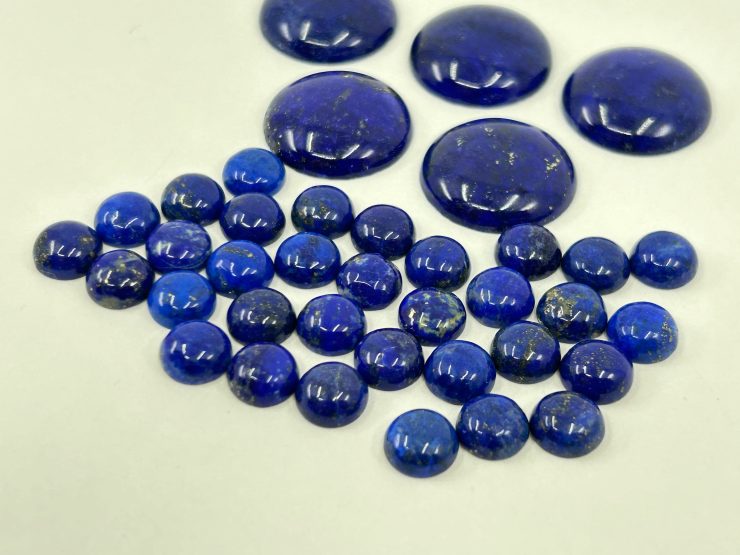 il fullxfull.5655614685 kxio scaled Lapis Lazuli Cabochon Round Shape Loose Gemstones in Sizes Ranging From 5mm to 20mm for Jewellery Making