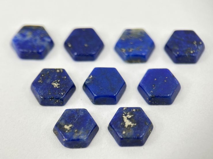 il fullxfull.5655637395 1eqp scaled Lapis Lazuli Hexagon Shape SBBT (Single Bevel Buff Top) Loose Gemstones in 6mm for Jewellery Making