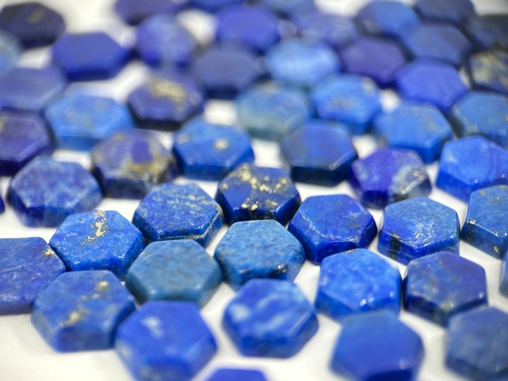 il fullxfull.5655637445 1r3m scaled Lapis Lazuli Hexagon Shape SBBT (Single Bevel Buff Top) Loose Gemstones in 6mm for Jewellery Making