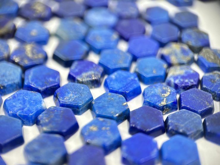 il fullxfull.5655637561 7820 scaled Lapis Lazuli Hexagon Shape SBBT (Single Bevel Buff Top) Loose Gemstones in 6mm for Jewellery Making