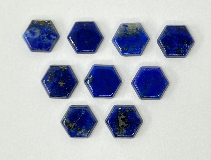 il fullxfull.5655650061 6xal scaled Lapis Lazuli Hexagon Shape SBBT (Single Bevel Buff Top) Loose Gemstones in 6mm for Jewellery Making