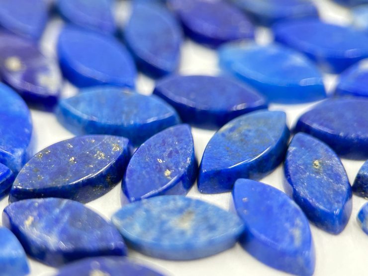 il fullxfull.5655672853 6ity scaled Lapis Lazuli Marquise Shape SBBT (Single Bevel Buff Top) Loose Gemstones in 8x4mm for Jewellery Making