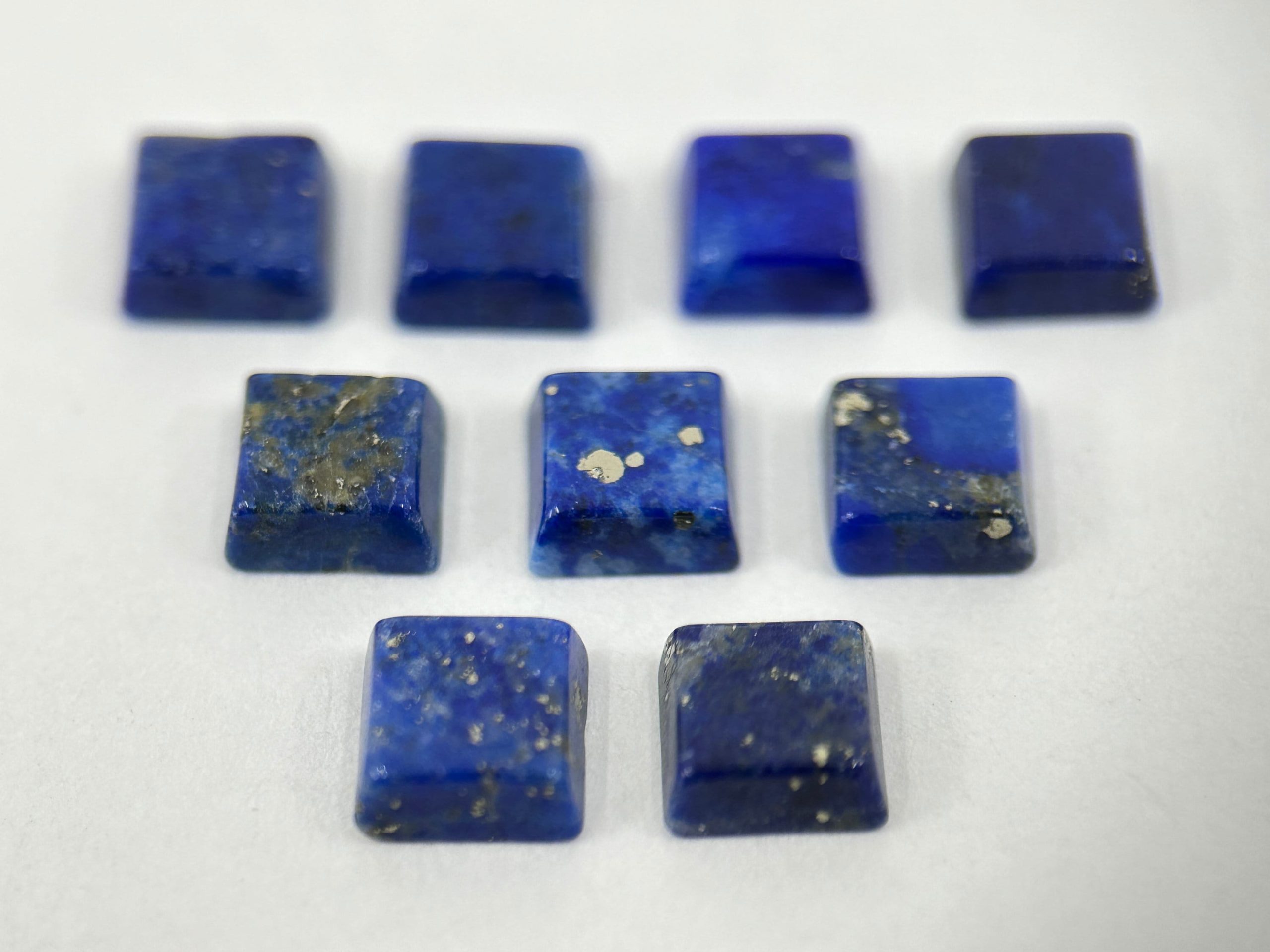 il fullxfull.5656232885 tvzm scaled Lapis Lazuli Square Shape SBBT (Single Bevel Buff Top) Loose Gemstones in 6mm for Jewellery Making