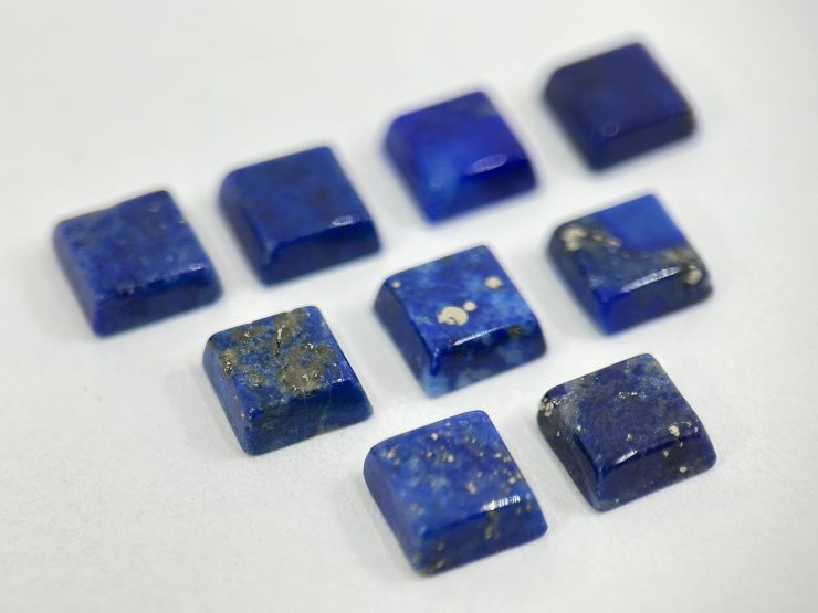 il fullxfull.5656232903 dloq scaled Lapis Lazuli Square Shape SBBT (Single Bevel Buff Top) Loose Gemstones in 6mm for Jewellery Making