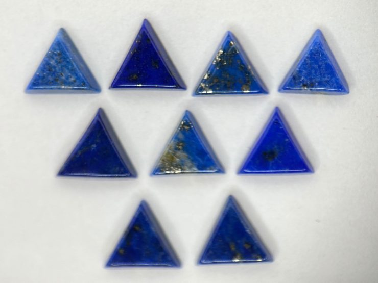 il fullxfull.5656243297 n8ms scaled Lapis Lazuli Triangle Shape SBBT (Single Bevel Buff Top) Loose Gemstones in 6mm for Jewellery Making