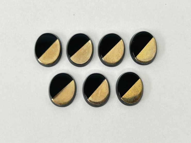 il fullxfull.5612407024 nkq4 scaled Onyx Oval Shape SBBT (Single Bevel Buff Top) with 9ct Gold Plain Pattern Loose Gemstones in 10x8mm for Jewellery Making