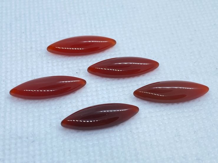 il fullxfull.3175378814 lgur scaled Carnelian Cabochon Loose Marquise Gemstones in 25x10mm for Jewellery Making - Lots of 2, 5, or 10 Pieces