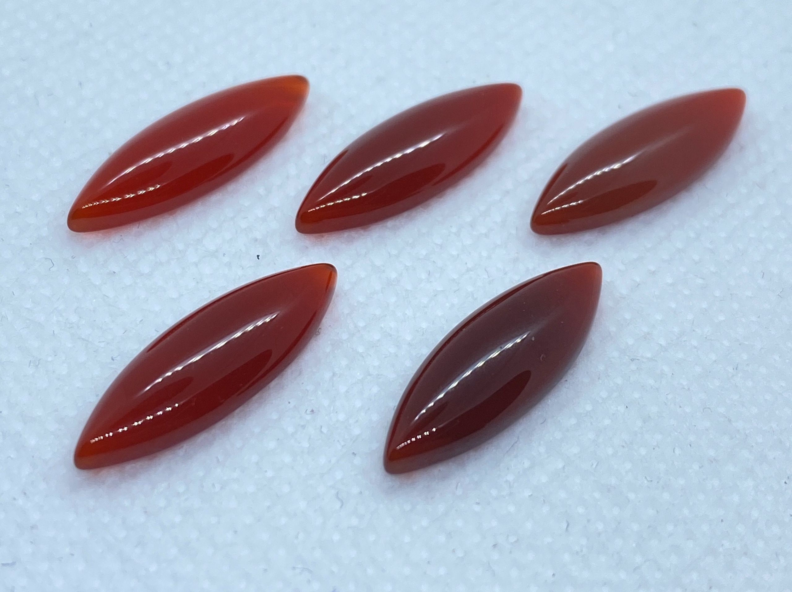 il fullxfull.3223084817 p7qk scaled Carnelian Cabochon Loose Marquise Gemstones in 25x10mm for Jewellery Making - Lots of 2, 5, or 10 Pieces