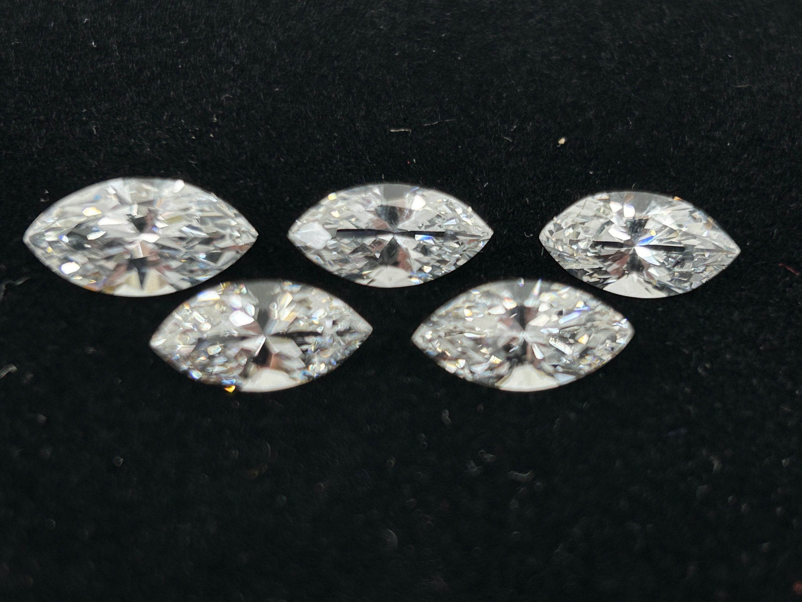 il fullxfull.5859548820 g79u scaled White YAG (lab-grown) Marquise Shape Faceted Loose Gemstones in 6x3mm, 8x4mm, 10x5mm & 12x6mm for Jewellery Making