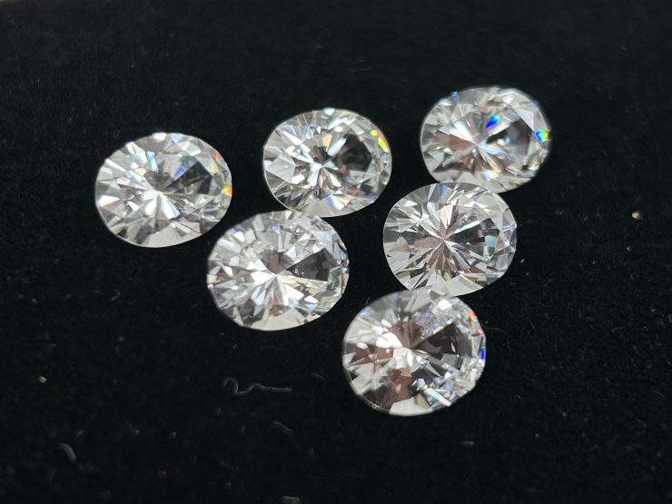 il fullxfull.5907603447 8rol scaled White YAG (lab-grown) Oval Shape Faceted Loose Gemstones in Sizes From 5x4mm to 10x8mm for Jewellery Making