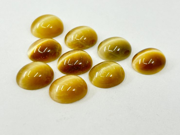 il fullxfull.5978590112 oqun scaled Honey Cats Eye Oval Shape Cabochon Loose Gemstones in 10x8mm & 12x10mm for Jewellery Making