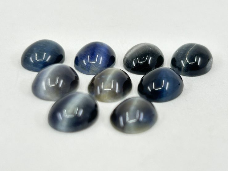 il fullxfull.5978599074 3v8i scaled Blue Grey Cats Eye Oval Shape Cabochon Loose Gemstones in 9x7mm & 10x8mm for Jewellery Making