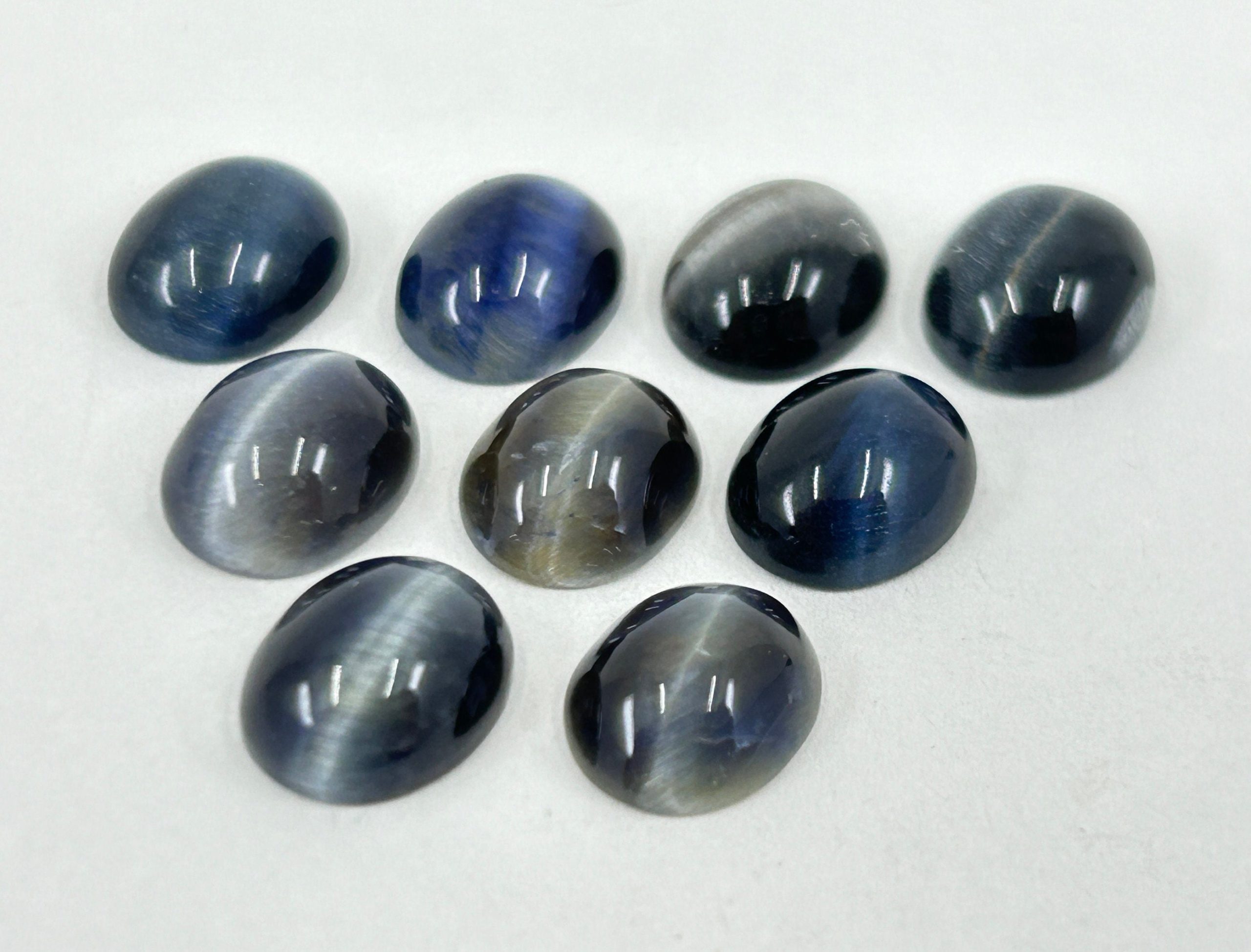 il fullxfull.5978603176 okqr scaled Blue Grey Cats Eye Oval Shape Cabochon Loose Gemstones in 9x7mm & 10x8mm for Jewellery Making