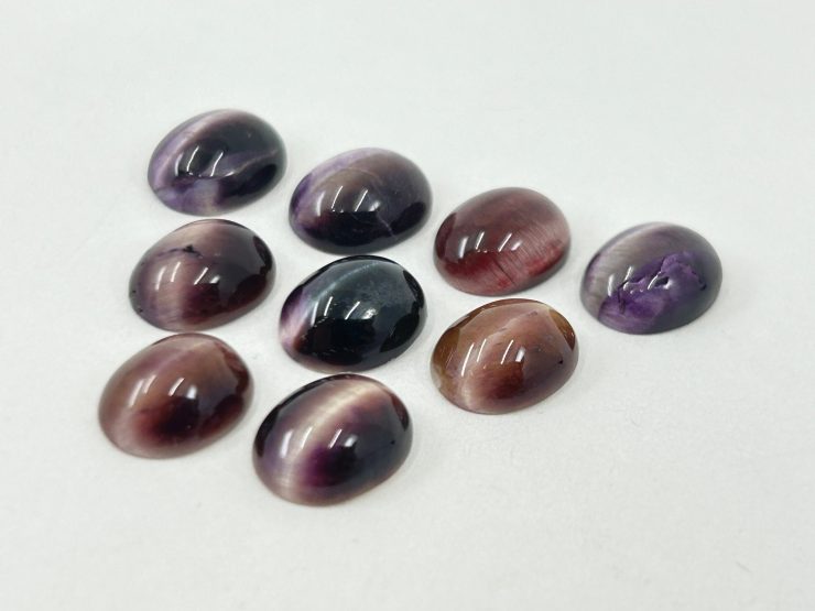 il fullxfull.5978611322 ikr0 scaled Purple Cats Eye Oval Shape Cabochon Loose Gemstones in 9x7mm & 10x8mm for Jewellery Making