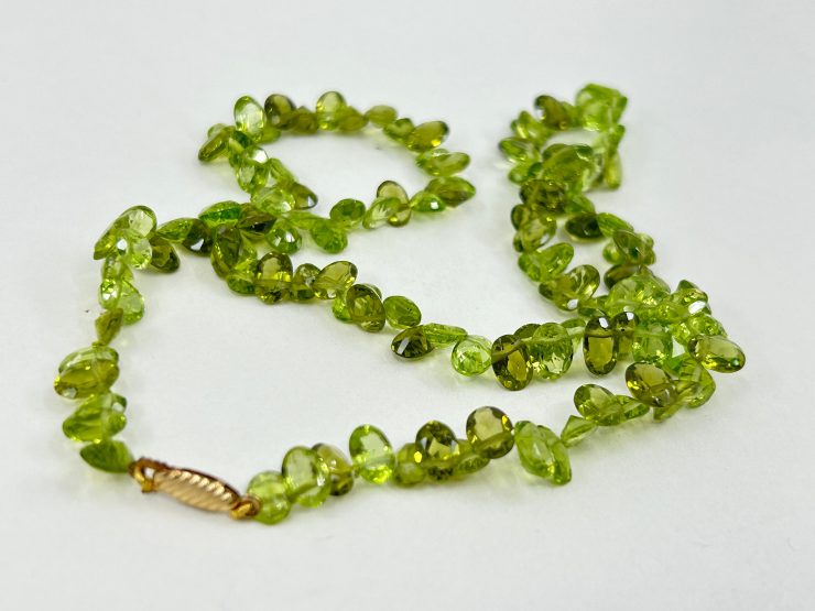 il fullxfull.6025575736 delm scaled 18 Inch Faceted Peridot Beaded Necklace (7x5mm Gemstones) with 9 Carat Gold Clasp