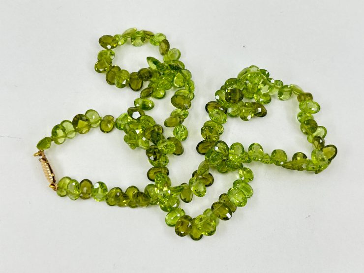 il fullxfull.6025576328 36pb scaled 18 Inch Faceted Peridot Beaded Necklace (7x5mm Gemstones) with 9 Carat Gold Clasp