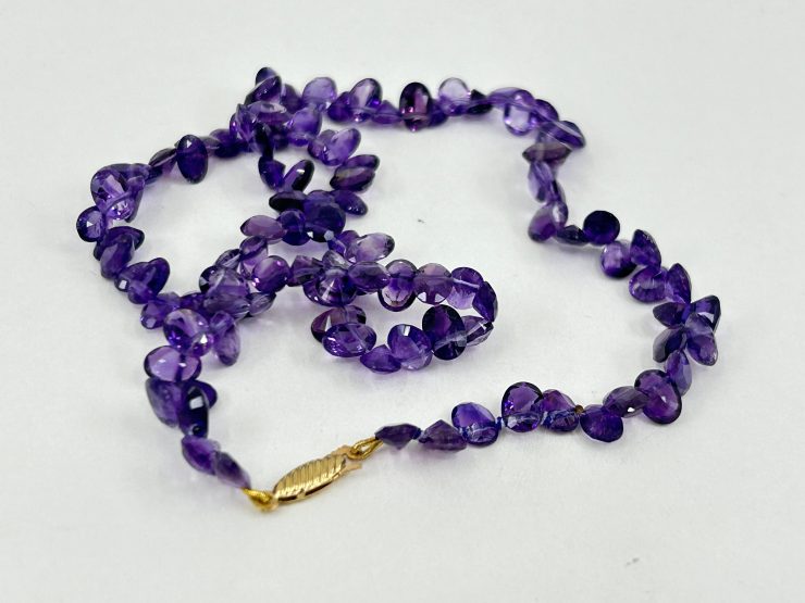 il fullxfull.6025591042 itis scaled 16 Inch Faceted Amethyst Beaded Necklace (7x5mm Gemstones) with 9 Carat Gold Clasp