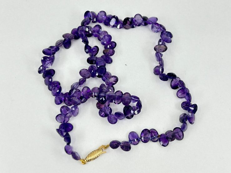 il fullxfull.6025591430 15b9 scaled 16 Inch Faceted Amethyst Beaded Necklace (7x5mm Gemstones) with 9 Carat Gold Clasp