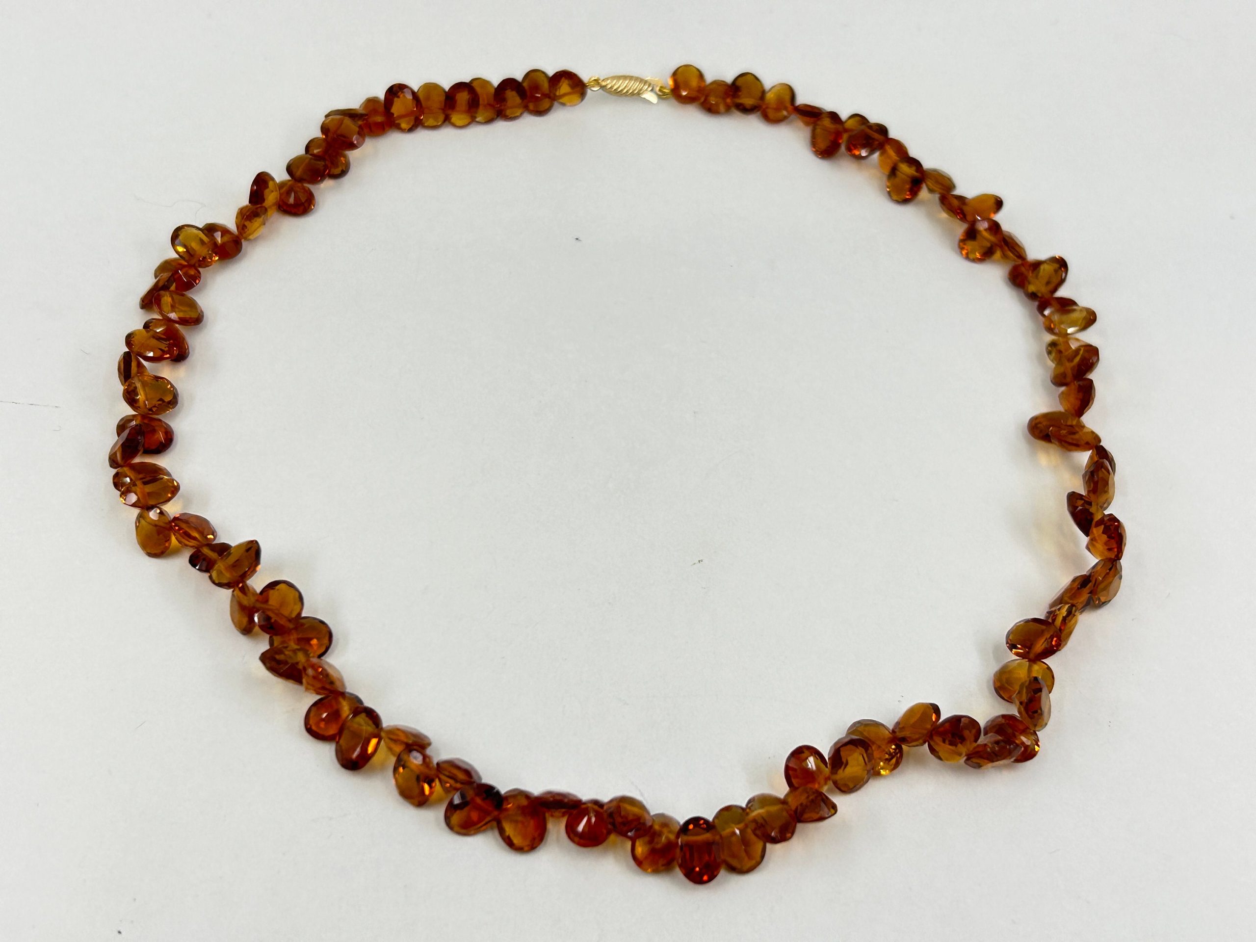 il fullxfull.6025640444 1fov scaled 17 Inch Faceted Citrine Beaded Necklace (8x6mm Gemstones) with 9 Carat Gold Clasp