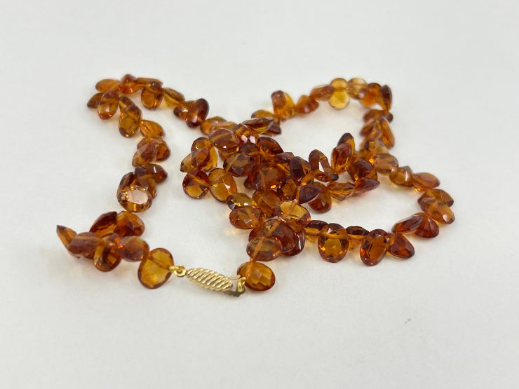 il fullxfull.6025640468 hj59 scaled 17 Inch Faceted Citrine Beaded Necklace (8x6mm Gemstones) with 9 Carat Gold Clasp