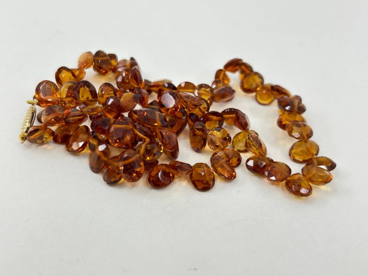 il fullxfull.6025641334 bcke scaled 17 Inch Faceted Citrine Beaded Necklace (8x6mm Gemstones) with 9 Carat Gold Clasp