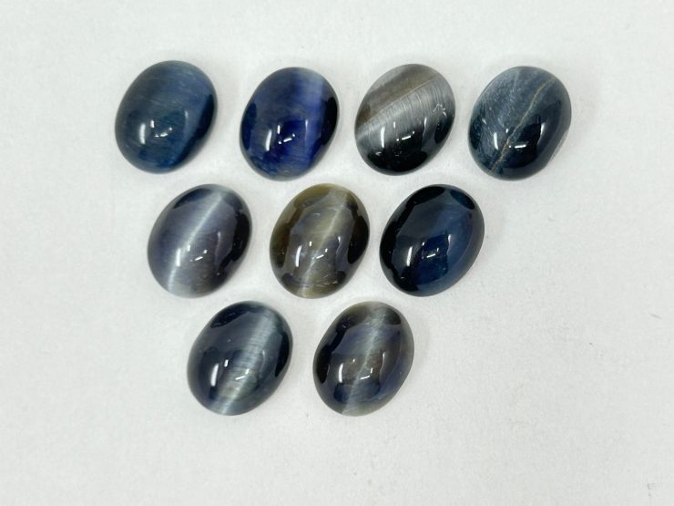 il fullxfull.6026664133 ovkq scaled Blue Grey Cats Eye Oval Shape Cabochon Loose Gemstones in 9x7mm & 10x8mm for Jewellery Making