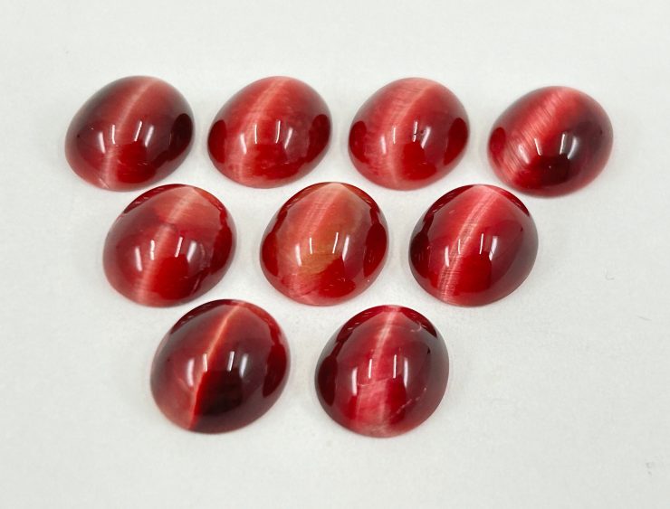 il fullxfull.6026671061 7bfe scaled Red Cats Eye Oval Shape Cabochon Loose Gemstones in 12x10mm for Jewellery Making