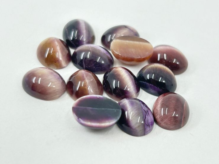 il fullxfull.6026676575 beq8 scaled Purple Cats Eye Oval Shape Cabochon Loose Gemstones in 9x7mm & 10x8mm for Jewellery Making