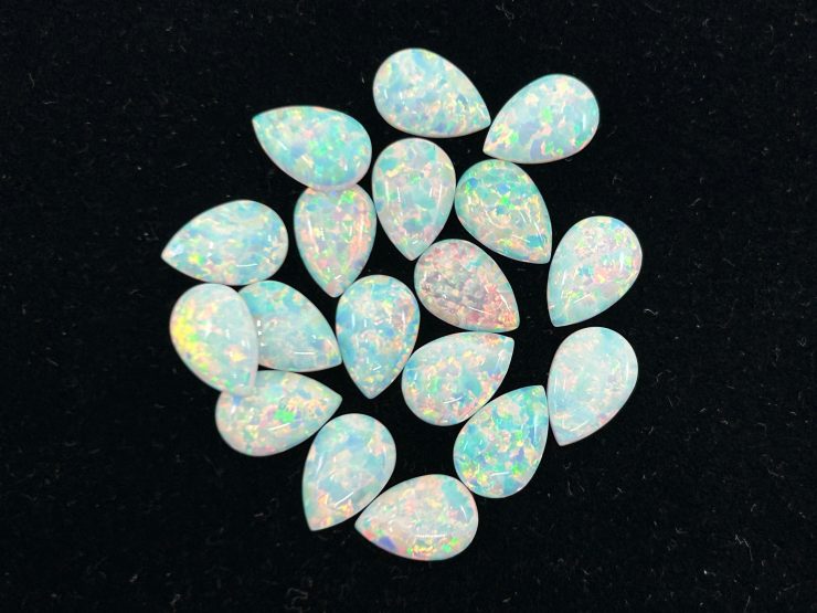 il fullxfull.6058204011 8ber scaled Synthetic Opal Pear Shape Loose Gemstones in 7x5mm & 9x6mm for Jewellery Making