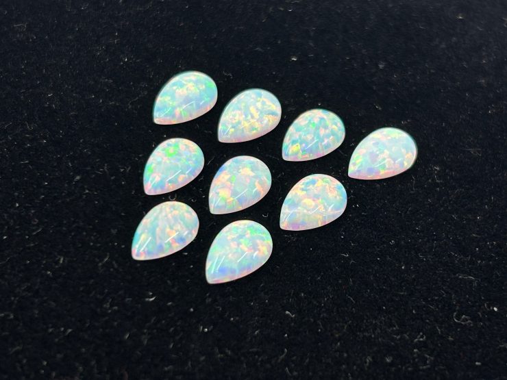 il fullxfull.6058204055 8lpr scaled Synthetic Opal Pear Shape Loose Gemstones in 7x5mm & 9x6mm for Jewellery Making