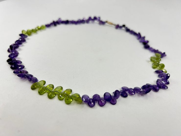 il fullxfull.6073632683 jqn5 scaled 18 Inch Faceted Oval Amethyst & Peridot Beaded Necklace (7x5mm Gemstones) with 9 Carat Gold Clasp