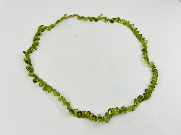 il fullxfull.6073642147 8fjh scaled 18 Inch Faceted Peridot Beaded Necklace (7x5mm Gemstones) with 9 Carat Gold Clasp