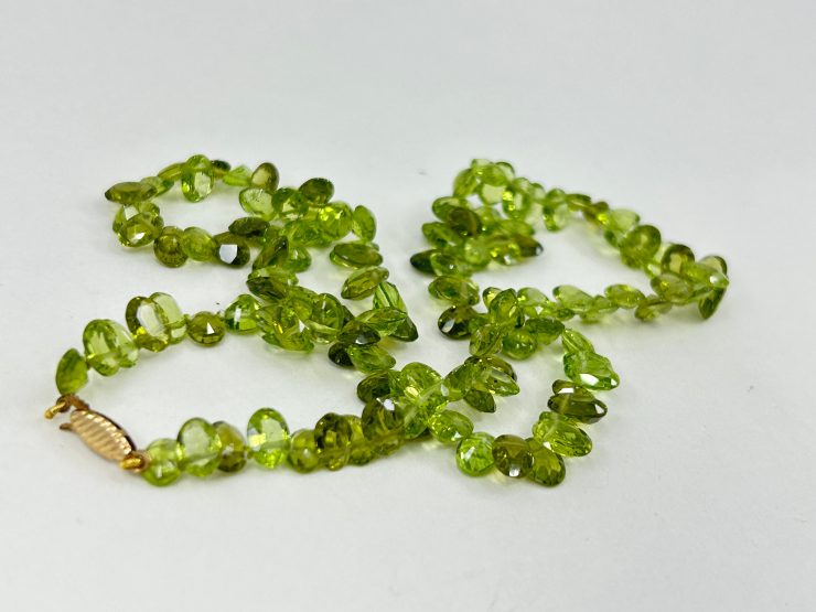 il fullxfull.6073642751 2mr1 scaled 18 Inch Faceted Peridot Beaded Necklace (7x5mm Gemstones) with 9 Carat Gold Clasp