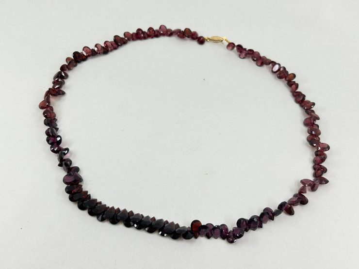 il fullxfull.6073649507 omuv scaled 17 Inch Faceted Garnet Beaded Necklace (7x5mm Gemstones) with 9 Carat Gold Clasp