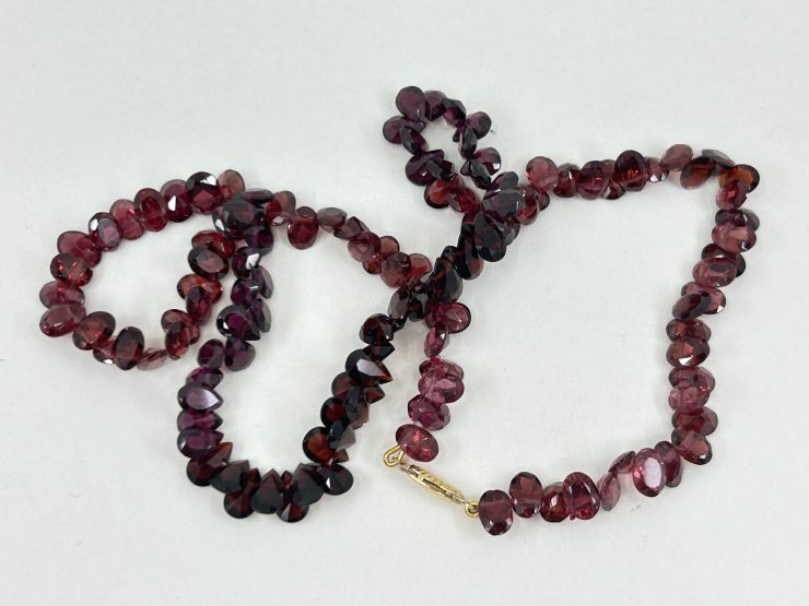 il fullxfull.6073650415 fe5d scaled 17 Inch Faceted Garnet Beaded Necklace (7x5mm Gemstones) with 9 Carat Gold Clasp