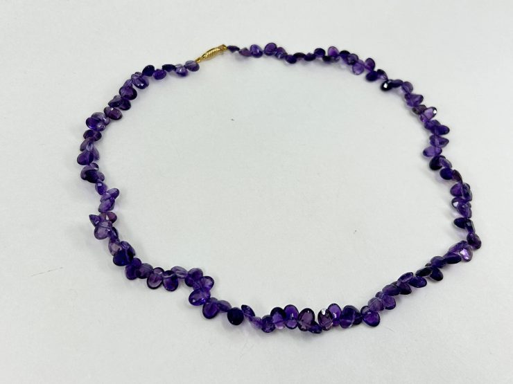 il fullxfull.6073657393 2svc scaled 16 Inch Faceted Amethyst Beaded Necklace (7x5mm Gemstones) with 9 Carat Gold Clasp