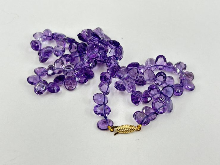 il fullxfull.6073668365 950y scaled 18 Inch Faceted Oval Amethyst Beaded Necklace (8x6mm Gemstones) with 9 Carat Gold Fish Hook Clasp