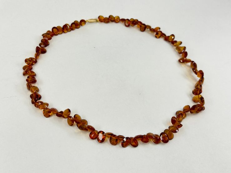 il fullxfull.6073707237 aaar scaled 17 Inch Faceted Citrine Beaded Necklace (8x6mm Gemstones) with 9 Carat Gold Clasp