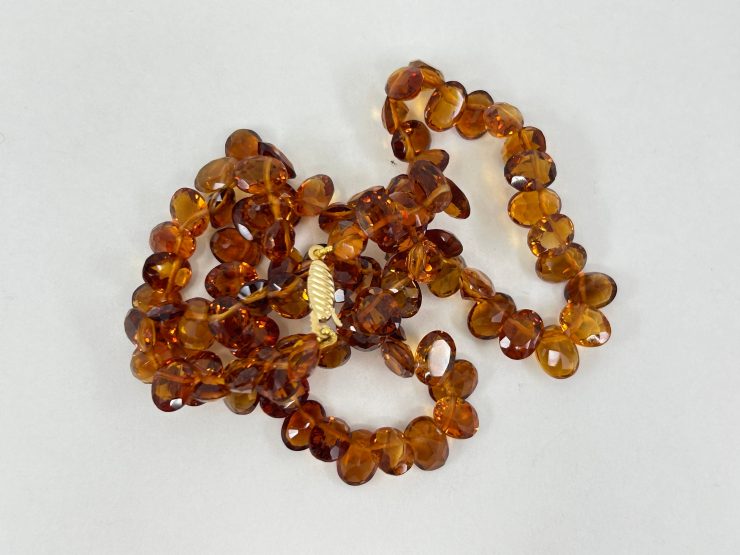 il fullxfull.6073708165 lctv scaled 17 Inch Faceted Citrine Beaded Necklace (8x6mm Gemstones) with 9 Carat Gold Clasp