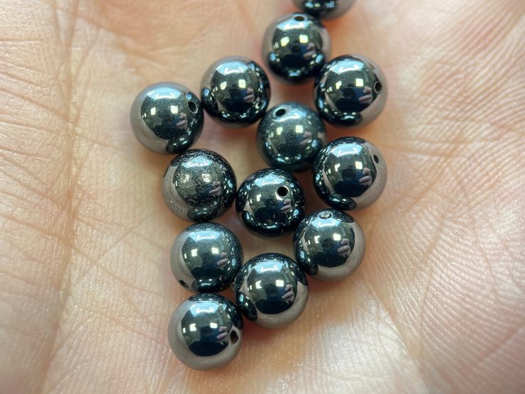 il fullxfull.5956861694 rbjo scaled 100 Pieces of Hematite Full Drilled Bead Gemstones in 3mm, 4mm, 5mm and 6mm for Jewellery Making