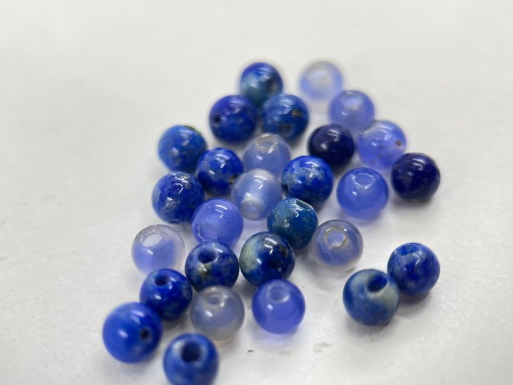 il fullxfull.5956890460 qhl1 scaled 100 Pieces of 3mm Blue Agate Full Drilled Bead Gemstones for Jewellery Making