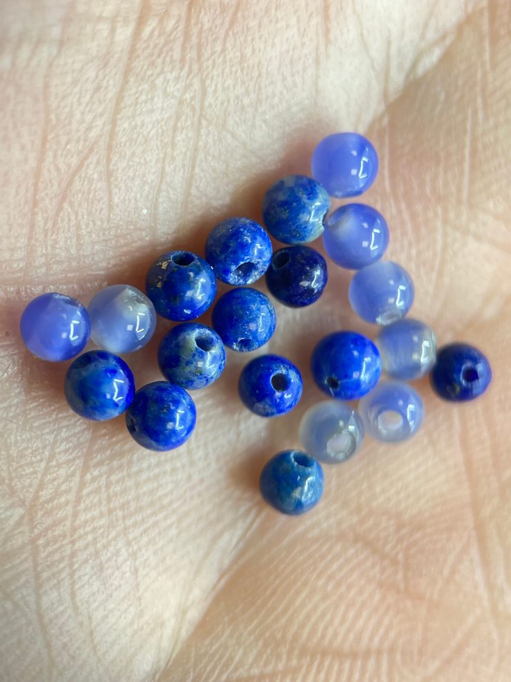 il fullxfull.5956890732 f2jq scaled 100 Pieces of 3mm Blue Agate Full Drilled Bead Gemstones for Jewellery Making