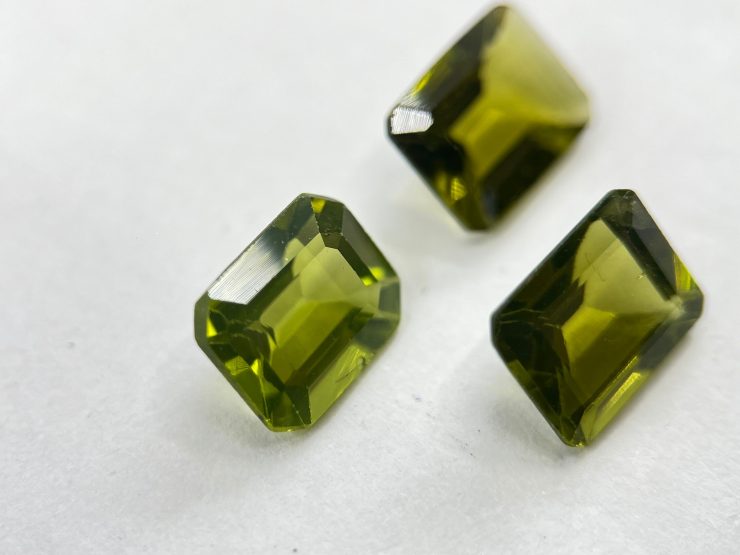 il fullxfull.5956971674 q2av scaled Peridot (Dark) Faceted Octagon Loose Gemstones In Sizes From 9x7mm to 10x5mm For Jewellery Making