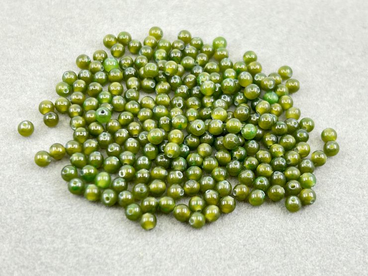 il fullxfull.5976118611 tjil scaled 100 Pieces of 3mm Nephrite Jade Full Drilled Bead Gemstones for Jewellery Making